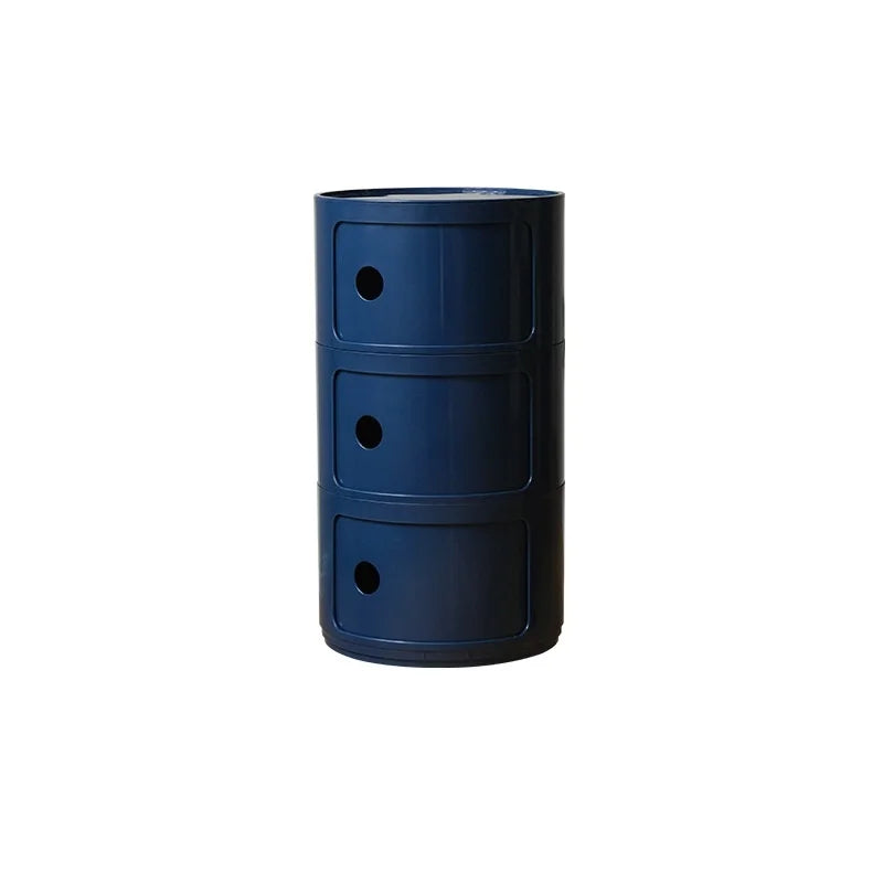 Round bedside table nordic plastic Bedside cabinet for bedroom small side end table nightstand Storage locker