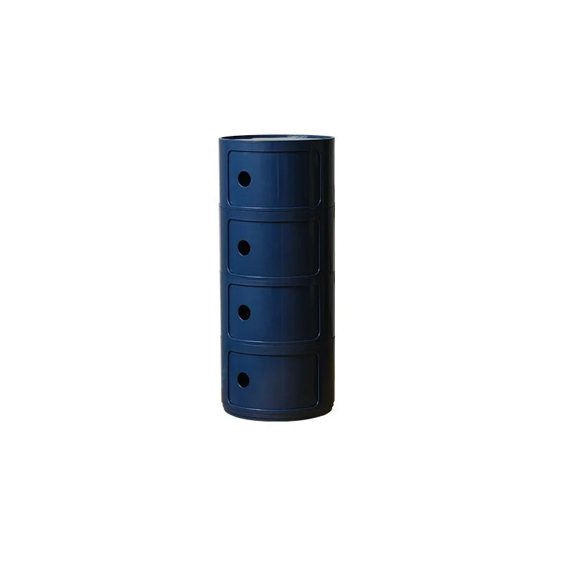 Round bedside table nordic plastic Bedside cabinet for bedroom small side end table nightstand Storage locker