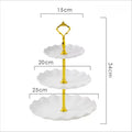 3-Layer Cake Rack Fruit Rack Luxury Nordic Style Dessert Snack Candy Buffet Stand Wedding Dim Sum Plate Wedding Candy Display